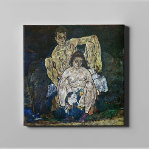 The Family by Egon Schiele. Canvas / 12x12