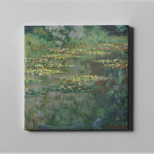 Load image into Gallery viewer, Water Lily Pond by Claude Monet. Canvas / 12x12&quot; (30x30cm) / N/A - Exact Art
