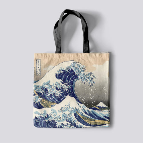 The Great Wave Off Kanagawa by Hokusai. Black - Exact Art