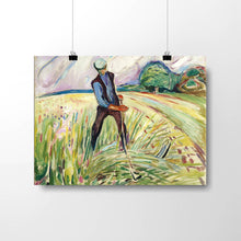Load image into Gallery viewer, The Haymaker by Edvard Munch. Print / 16x12&quot; (40x30cm) / N/A - Exact Art
