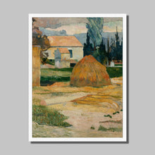 Load image into Gallery viewer, Landscape Near Arles by Paul Gauguin. Print Framed Unmounted / 11x14&quot; (28x35.5cm) / White - Exact Art
