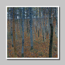 Load image into Gallery viewer, Beech Forest by Gustav Klimt. Print Framed Unmounted / 12x12&quot; (30x30cm) / White - Exact Art
