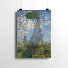 Load image into Gallery viewer, Woman with a Parasol by Claude Monet. Print / 11x14&quot; (28x35.5cm) / N/A - Exact Art
