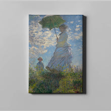 Load image into Gallery viewer, Woman with a Parasol by Claude Monet. Canvas / 11x14&quot; (28x35.5cm) / N/A - Exact Art

