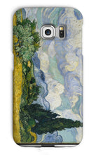 Load image into Gallery viewer, Wheatfield with Cypresses by Vincent van Gogh. Galaxy S6 Edge / Snap / Gloss - Exact Art
