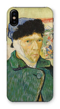 Load image into Gallery viewer, Self Portrait with Bandaged Ear by Vincent van Gogh. iPhone XS / Snap / Gloss - Exact Art
