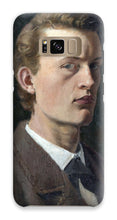 Load image into Gallery viewer, Self Portrait Munch Phone Case by Edvard Munch. Galaxy S8 / Snap / Gloss - Exact Art
