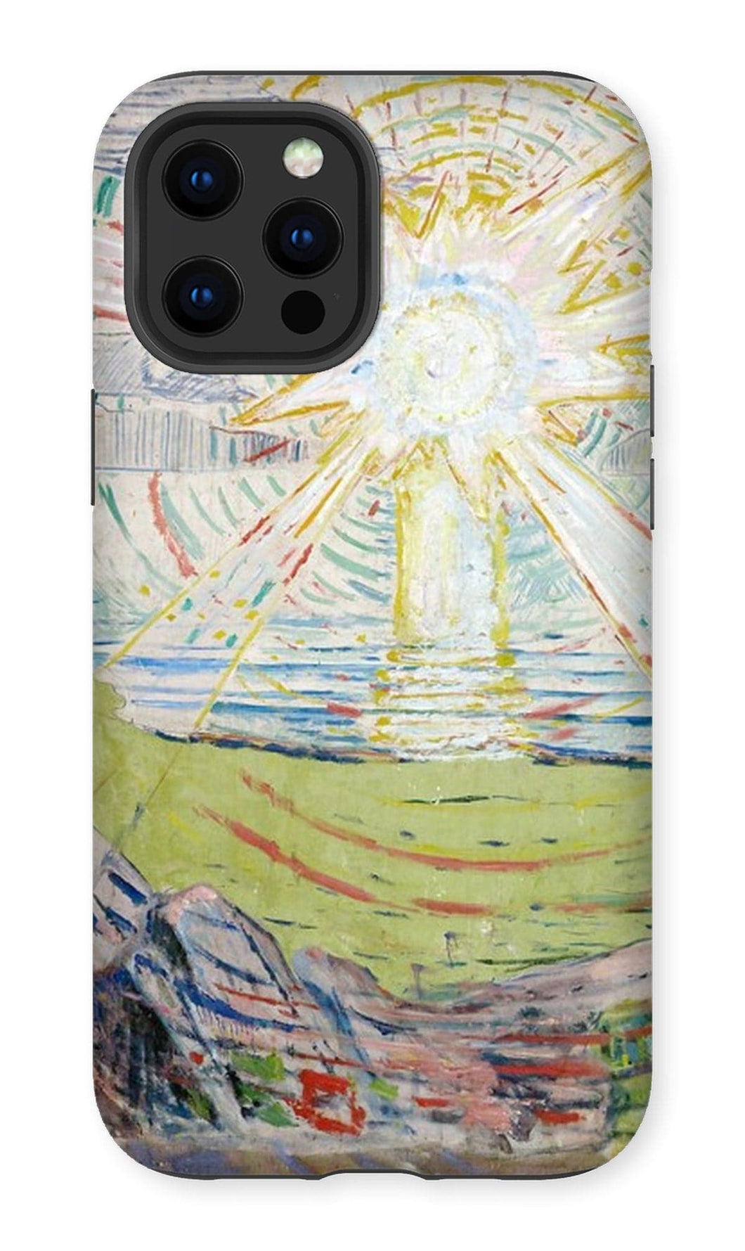 The Sun by Edvard Munch. iPhone 12 Pro Max / Tough / Gloss - Exact Art