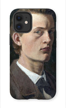 Load image into Gallery viewer, Self Portrait Munch Phone Case by Edvard Munch. iPhone 12 Mini / Tough / Gloss - Exact Art
