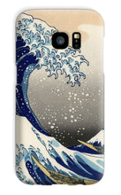 Load image into Gallery viewer, The Great Wave Off Kanagawa by Hokusai. Galaxy S7 / Snap / Gloss - Exact Art
