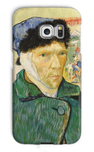 Load image into Gallery viewer, Self Portrait with Bandaged Ear by Vincent van Gogh. Galaxy S6 Edge / Snap / Gloss - Exact Art
