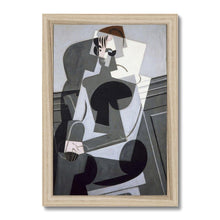 Load image into Gallery viewer, Portrait of Josette by Juan Gris. Print Framed Unmounted / 11x14&quot; (28x35.5cm) / Natural - Exact Art
